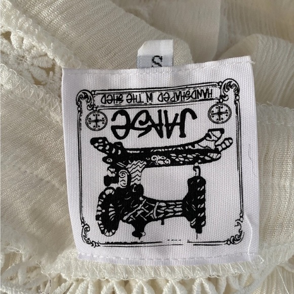 Jaase Women’s Broderie White Boho Summer Dress Sz S - Picture 6 of 6